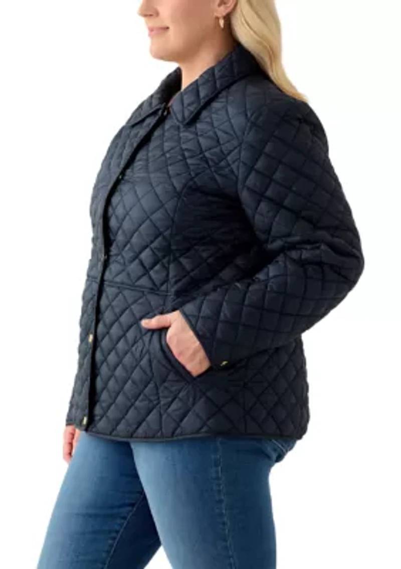 Plus Long Sleeve Barn Jacket