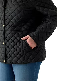 Plus Long Sleeve Barn Jacket