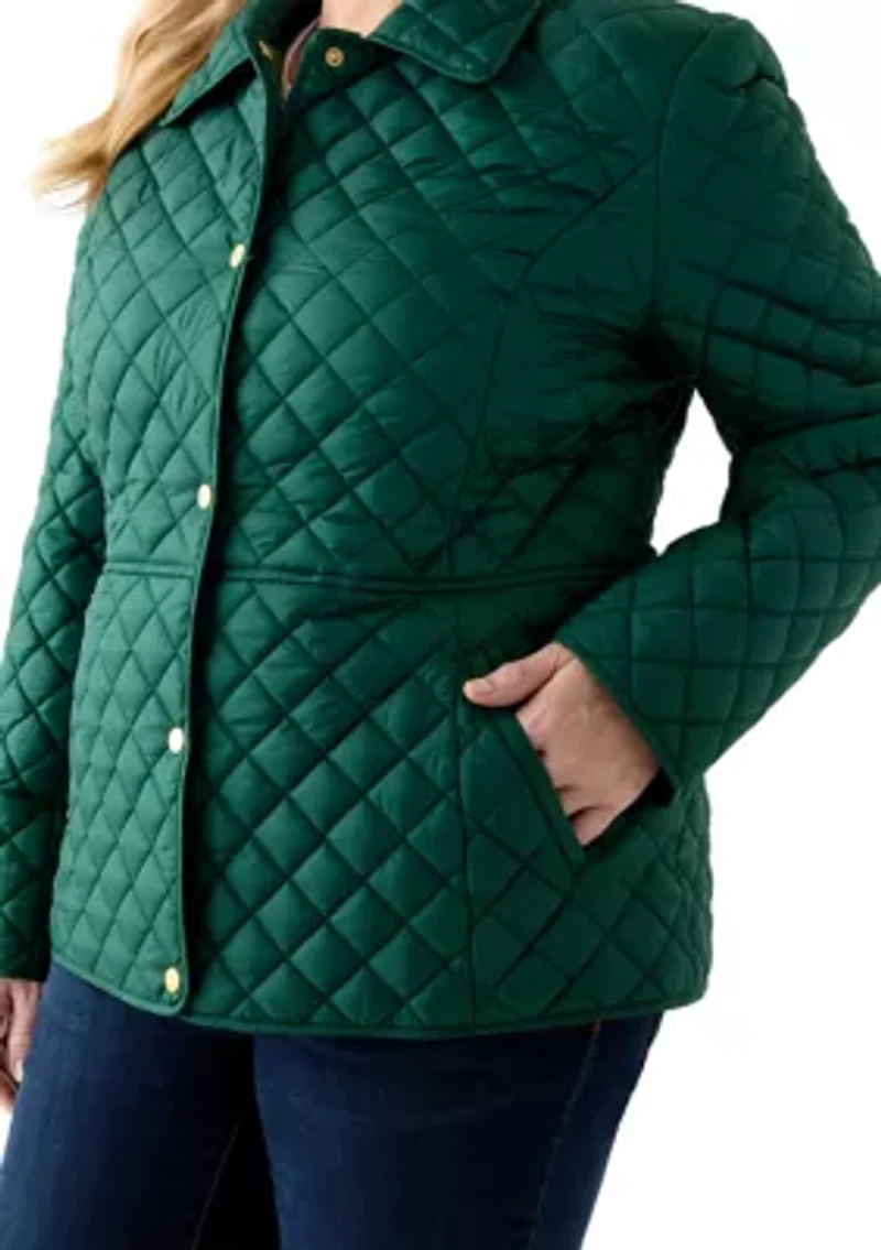 Plus Long Sleeve Barn Jacket