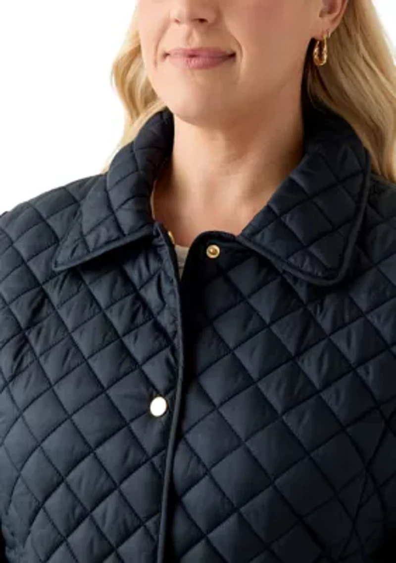 Plus Long Sleeve Barn Jacket
