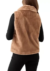 Petite Faux Fur Vest