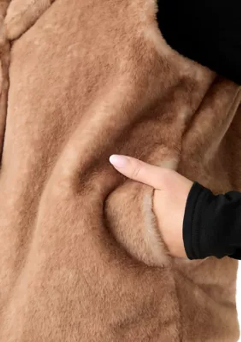 Petite Faux Fur Vest