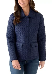 Women's Quilted Heart Barn Jacket