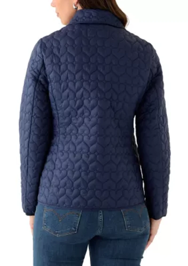 Women's Quilted Heart Barn Jacket