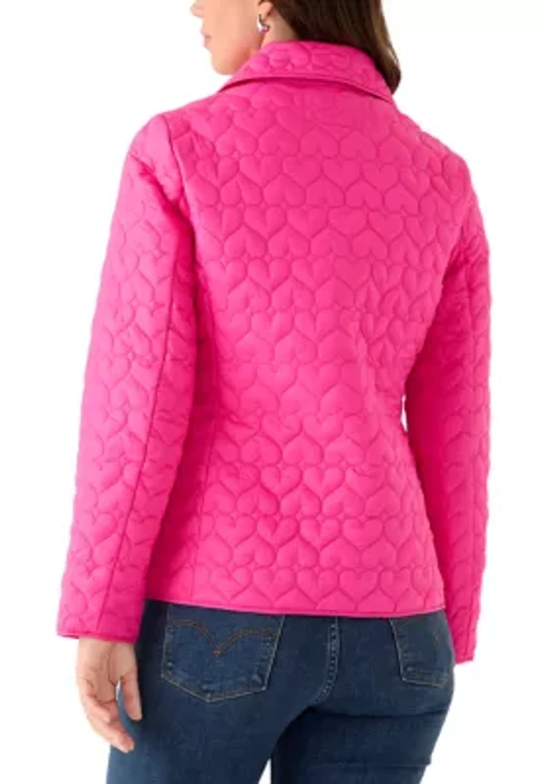 Women's Quilted Heart Barn Jacket
