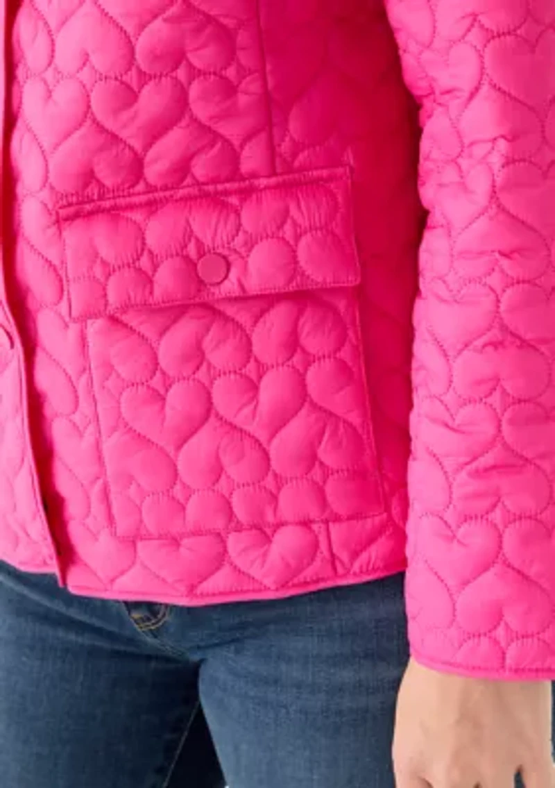 Women's Quilted Heart Barn Jacket