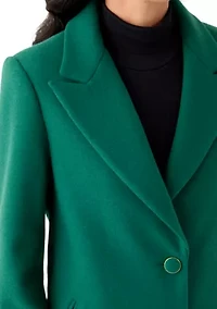 Women's Wool 2-Button Coat