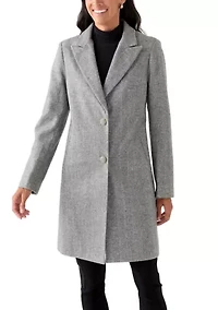 Women's Wool 2-Button Coat