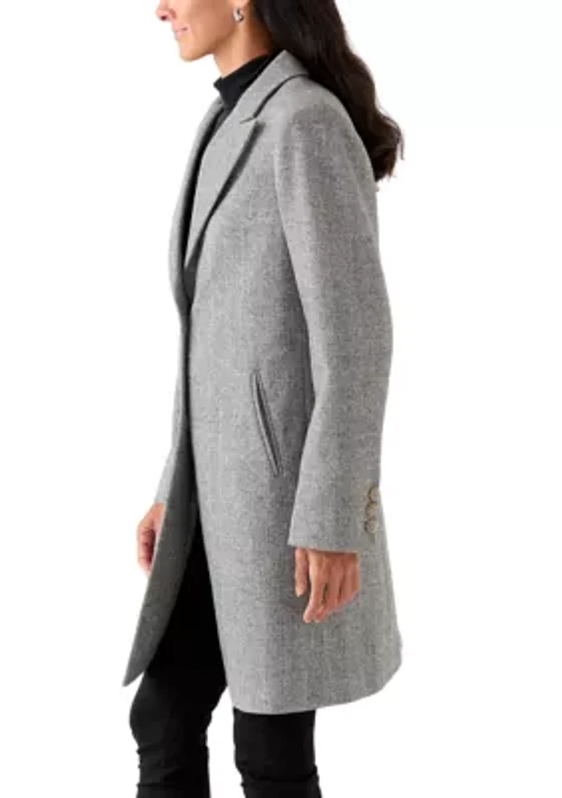 Women's Wool 2-Button Coat