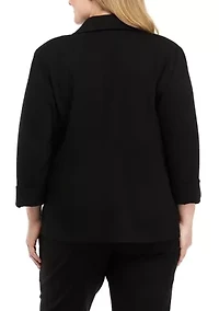 Plus One Button Compression Jacket
