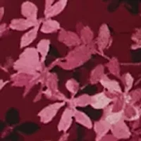 Petite Satin Woven Printed Blouse