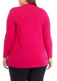 Plus Newport Open Cardigan