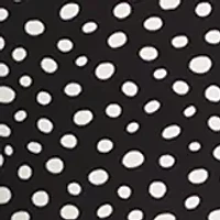 Petite Printed Wide Leg Knit Pants