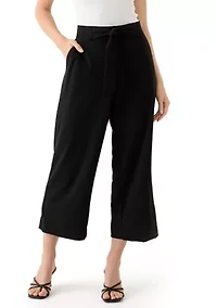 Petite Pull On Crepe Pants