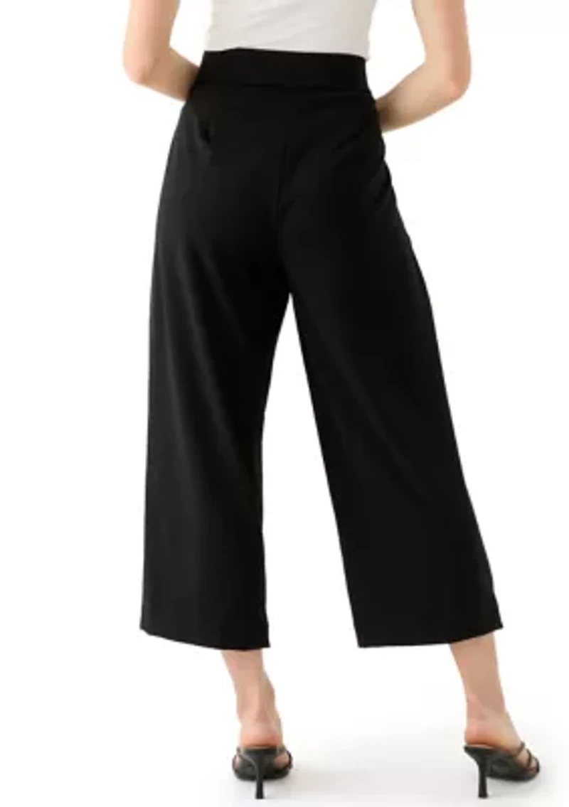 Petite Pull On Crepe Pants