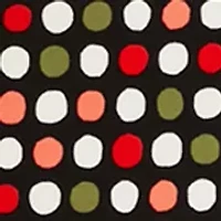 Plus Printed Short Gathered Tulip Sleeve Top