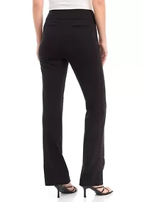 Petite Pull On Side Tab Trousers