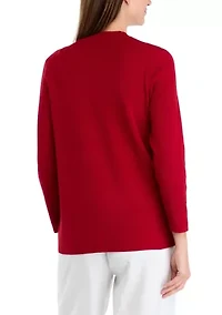 Petite Newport Kissing Front Cardigan