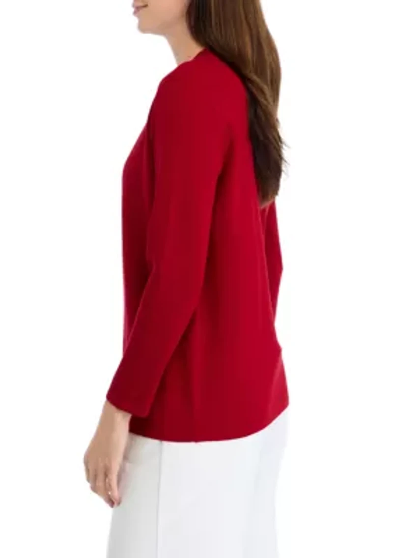Petite Newport Kissing Front Cardigan
