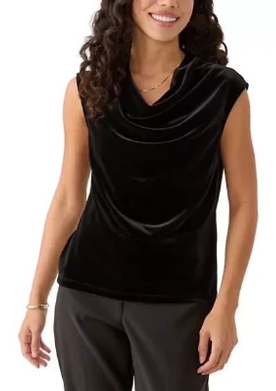 Petite Cowl Neck Top