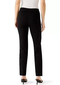 Women's Pull On Slit Slim Leg Pants
