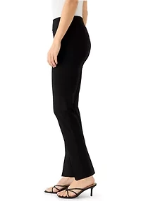 Women's Pull On Slit Slim Leg Pants