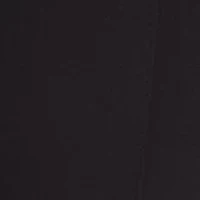 Plus Pull On Slit Front Slim Ankle Pants