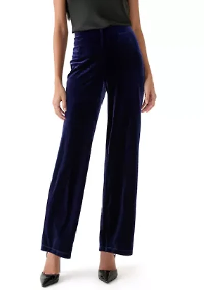 Petite Wide Leg Knit Pants