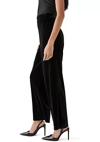 Petite Wide Leg Knit Pants
