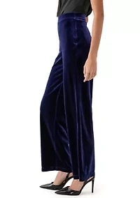 Petite Wide Leg Knit Pants