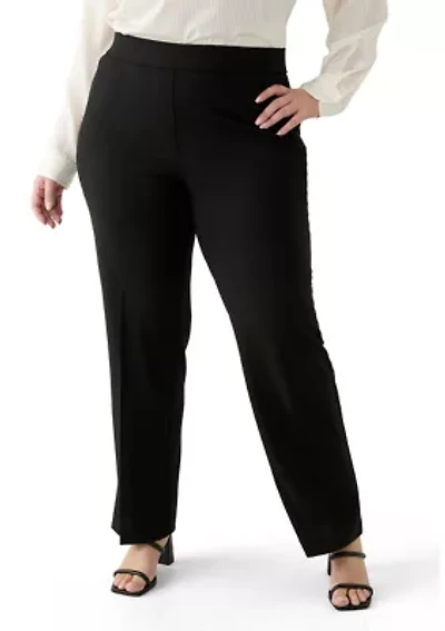 Plus Cool Crepe Trouser Pants