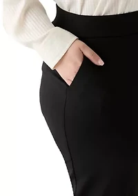 Plus Cool Crepe Trouser Pants