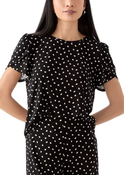 Petite Tulip Sleeve Top