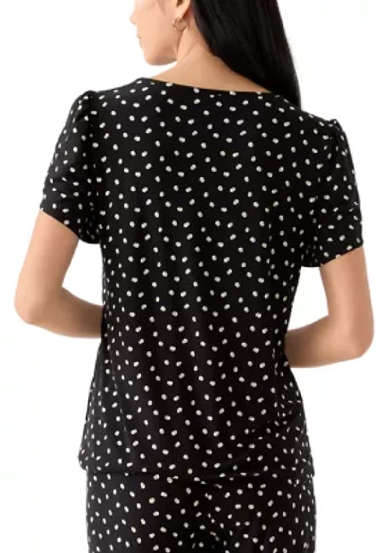 Petite Tulip Sleeve Top