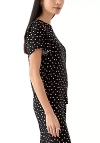 Petite Tulip Sleeve Top