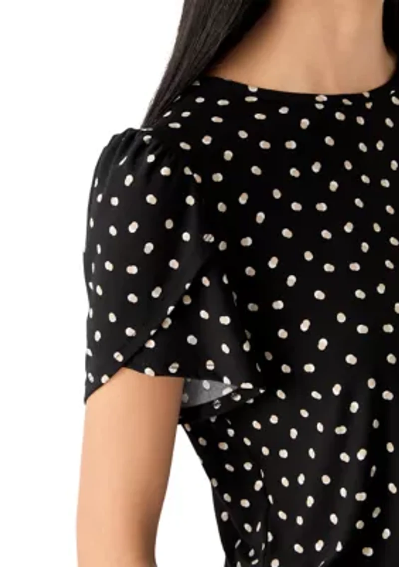 Petite Tulip Sleeve Top