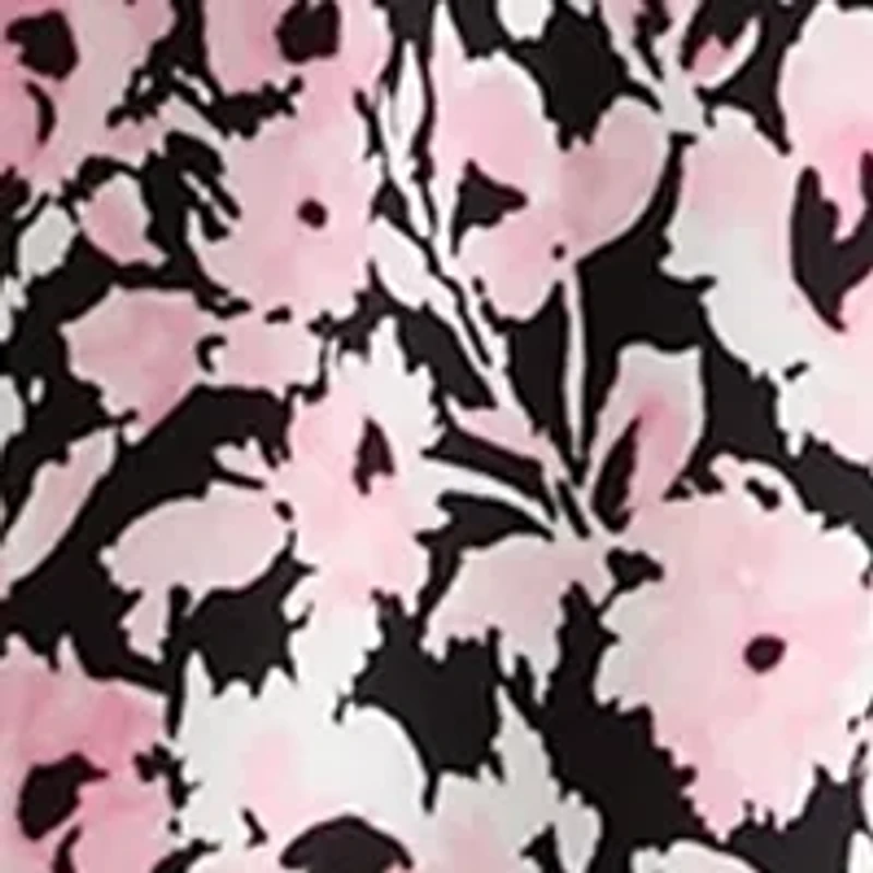 Plus Printed Drape Sleeve Blouse