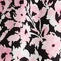 Plus Printed Drape Sleeve Blouse