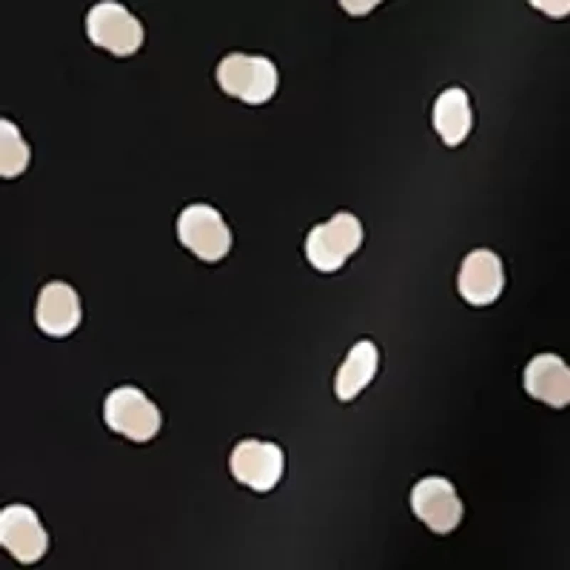 Plus Dot Printed Blouse