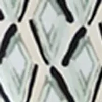 Women's Ruffle Sleeve Printed Top