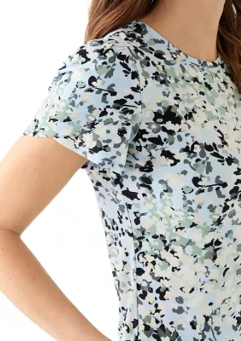 Petite  Printed Top
