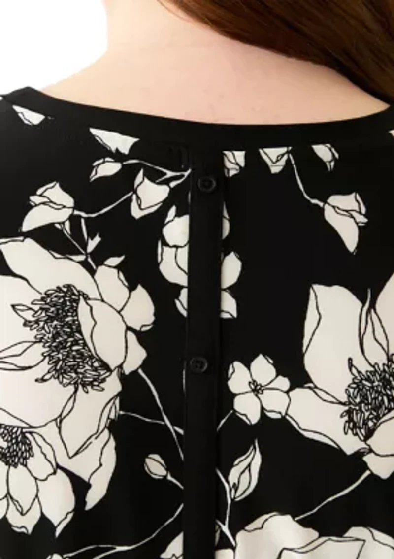 Plus Printed Short Sleeve T-Shirt