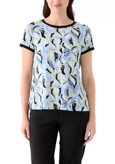 Petite Button Back Top