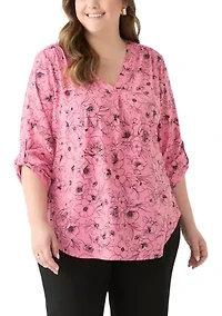 Plus Printed Tunic