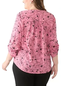 Plus Printed Tunic