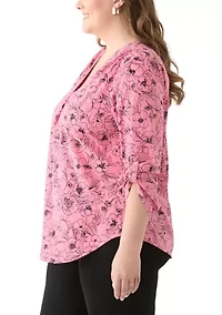 Plus Printed Tunic