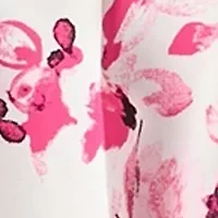 Plus Pleated Front Printed Top