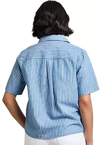 Petite Double Patch Pocket Shirt