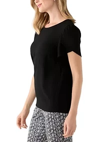 Petite Tulip Sleeve Blouse