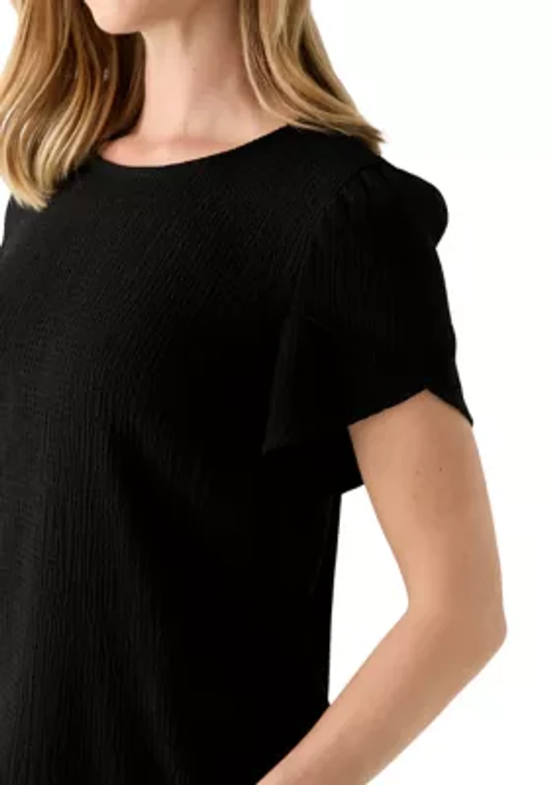Petite Tulip Sleeve Blouse